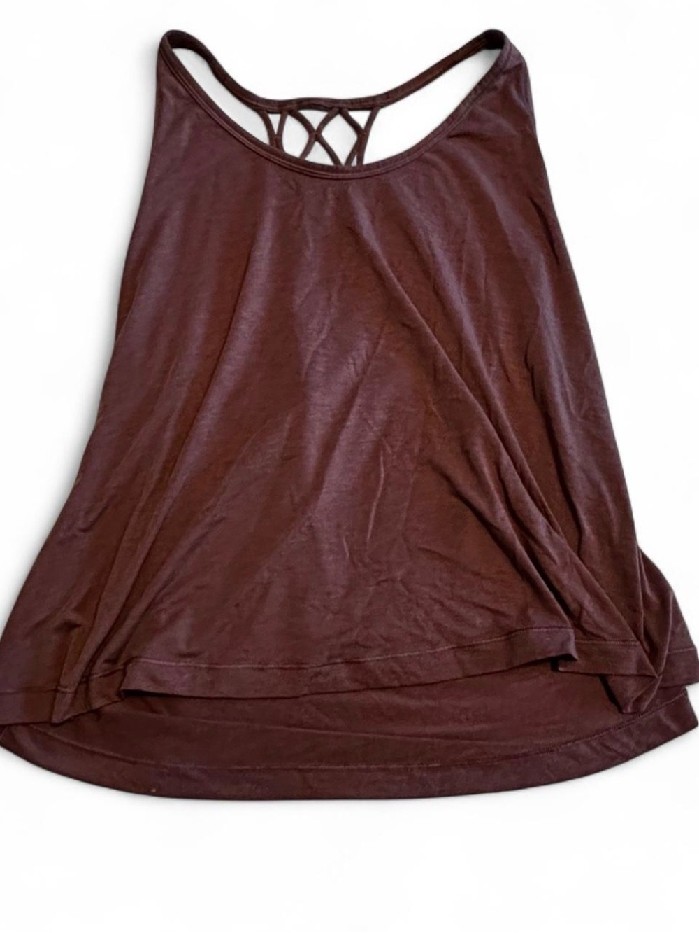 lululemon athletica Burgundy Strappy Back Tank
